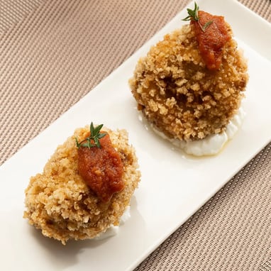 Локма с начинкой из говядины